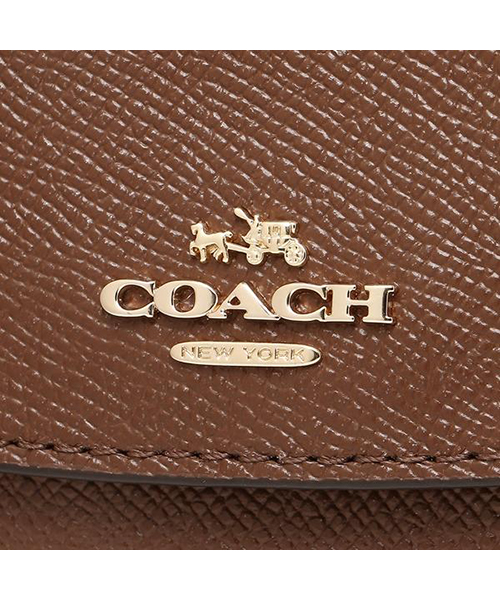 コーチ 財布 アウトレット COACH F54009 クロスグレイン レザー スリム ...