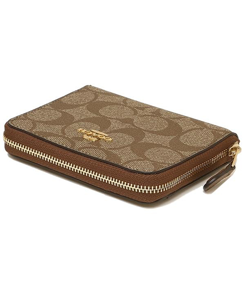 【COACH】新作☆コンパクト！シグネチャースモール折財布 F30308 コーチ 財布 アウトレット COACH F30308 IME74 シグネチャー