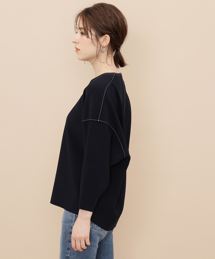 セール 40%OFF】ニットジョーゼットボンディングチュニック