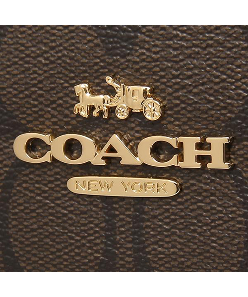 COACH ブラウンロゴ柄バッグ cr148_immpl_a0