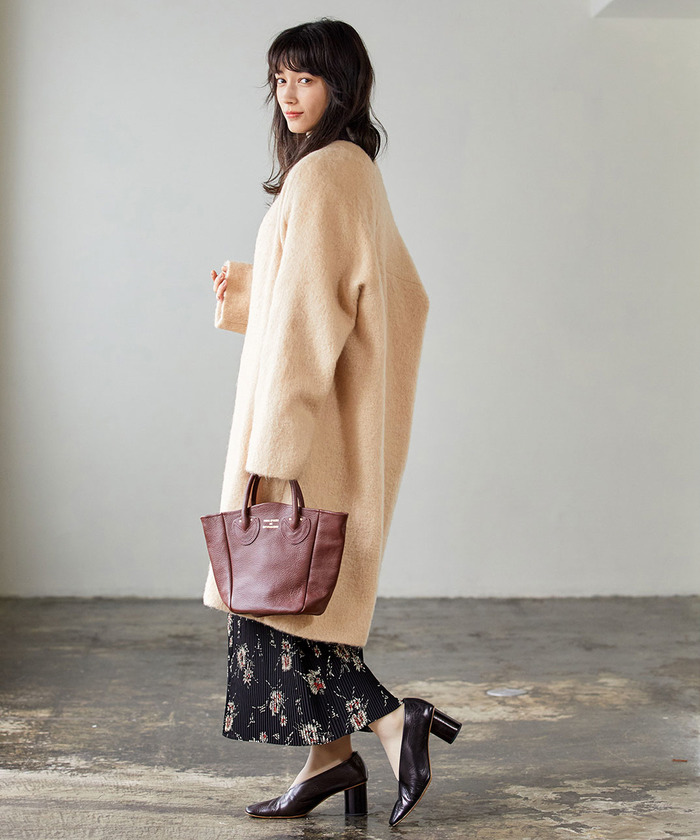 セール 70%OFF】【ドラマ着用】モヘヤシャギーノーカラーコート セール 70%OFF】【ドラマ着用】モヘヤシャギーノーカラーコート