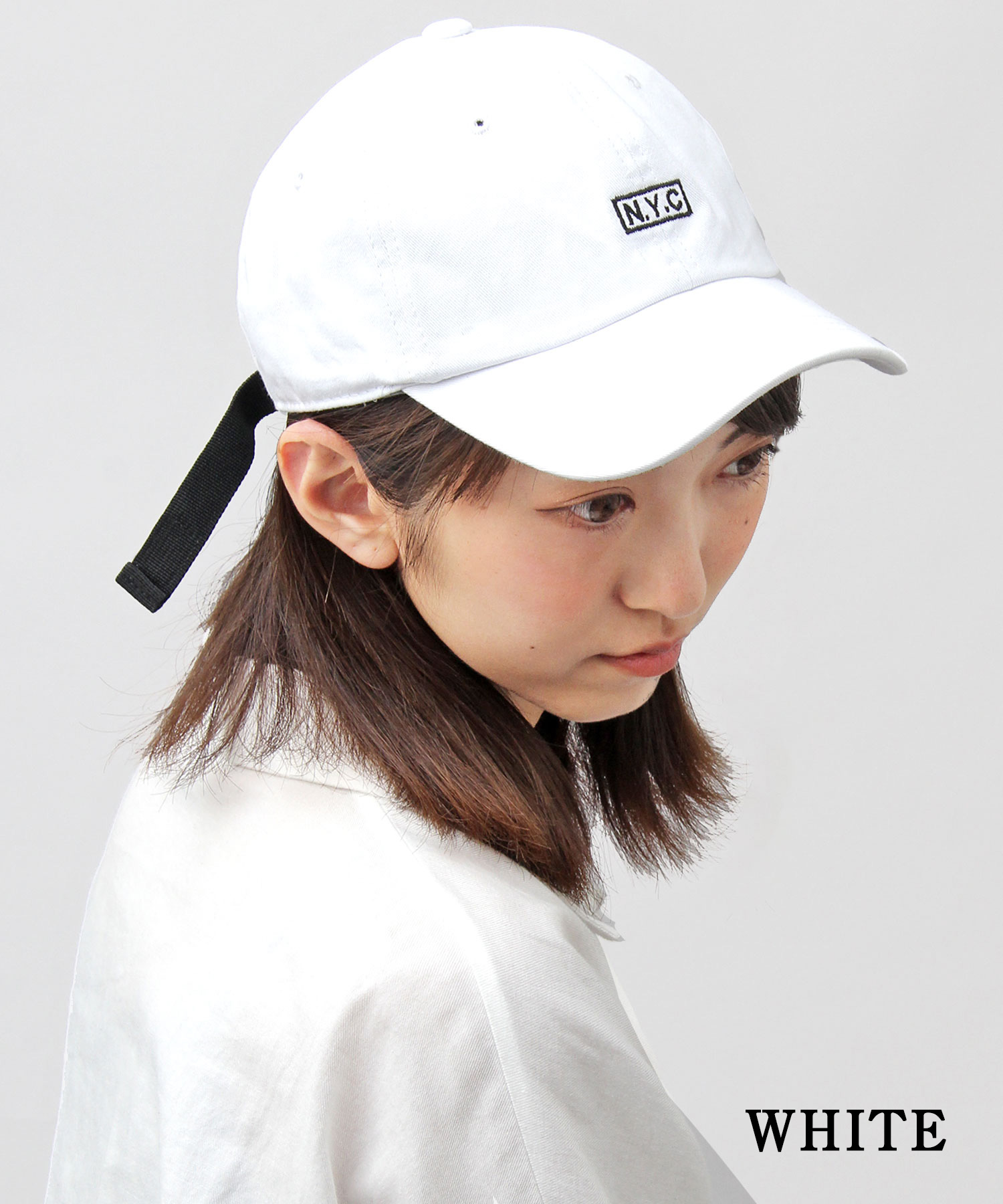 HIDE TRADING/ヒデトレーディング】NYCボックスロゴ刺繍ロー
