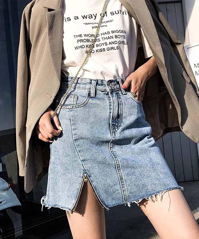 コーフル 新品!d.i.a. ダイヤ ダイア デニムスカート ミニスカ M