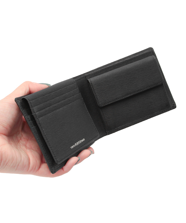 吉田カバン ポーター カレント 財布 二つ折り財布 薄い 薄型 本革 