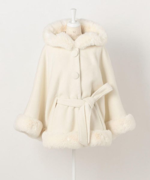 セール Milkyエンジェルファーポンチョコート Mille Fille Closet セール Milkyエンジェルファーポンチョコート Mille Fille Closet