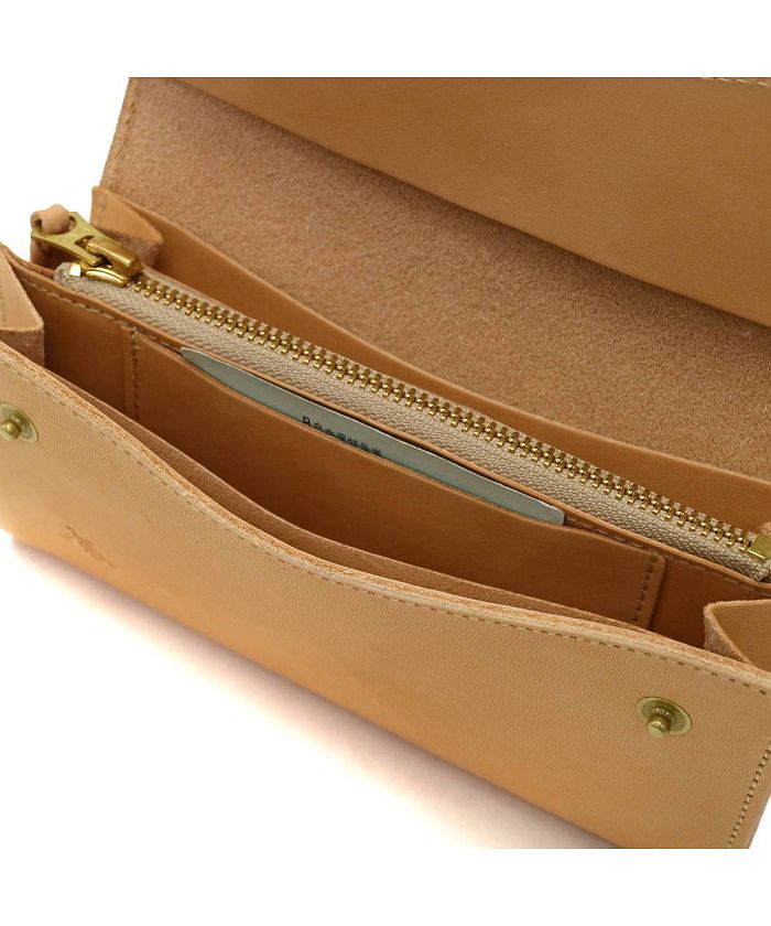 ☆未使用☆革蛸 かわたこ 真鍮皇帝 二つ折り財布 ベージュ色
