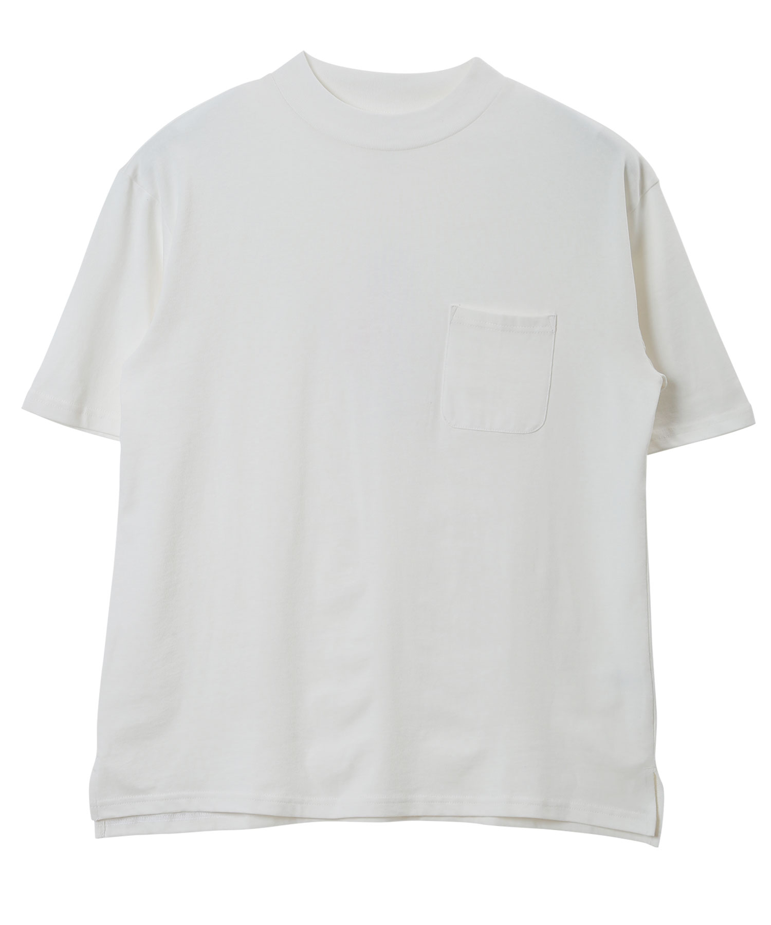 モックネックTシャツ / Tシャツ メンズ ティーシャツ 半袖 モック 