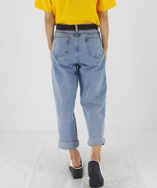 セール ダメージ デニムパンツ レディース ボーイフレンド デニム ハイウエスト パンツ 即納 ミニミニストア Miniministore D Fashion セール ダメージ デニムパンツ レディース ボーイフレンド デニム ハイウエスト パンツ 即納 ミニミニストア Miniministore D Fashion
