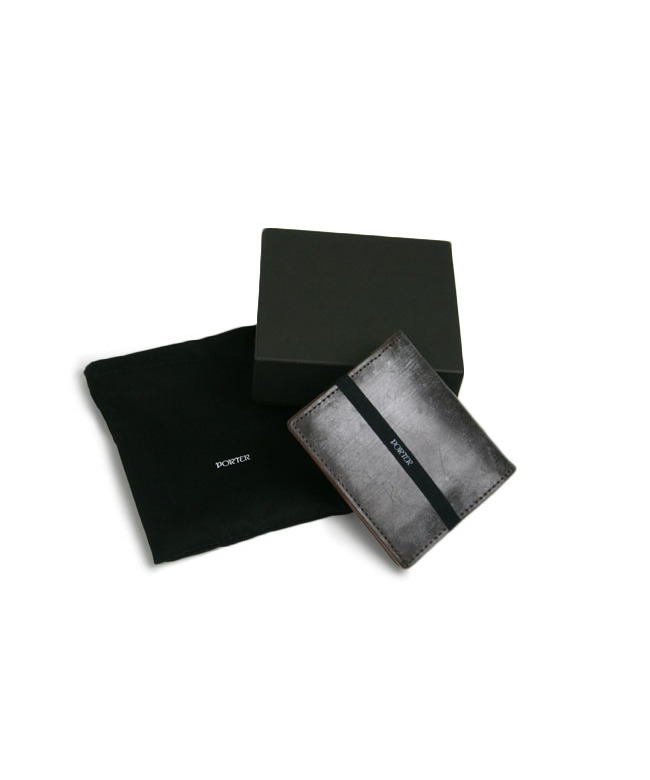 ポーター　YOSHIDA & Co. 二つ折り財布 ブラック ポーター PORTER ポーター カジノ ウォレット 214ー04620 吉田