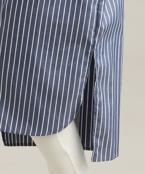 セール 鎌倉シャツ Vis バンドカラーロングワンピース ビス Vis D Fashion セール 鎌倉シャツ Vis バンドカラーロングワンピース ビス Vis D Fashion