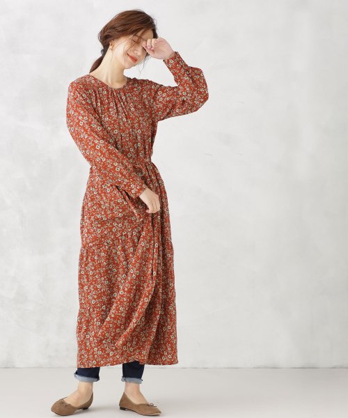 セール Web限定 前後2way小花柄ティアードワンピース ナノ ユニバース Nano Universe D Fashion セール Web限定 前後2way小花柄ティアードワンピース ナノ ユニバース Nano Universe D Fashion