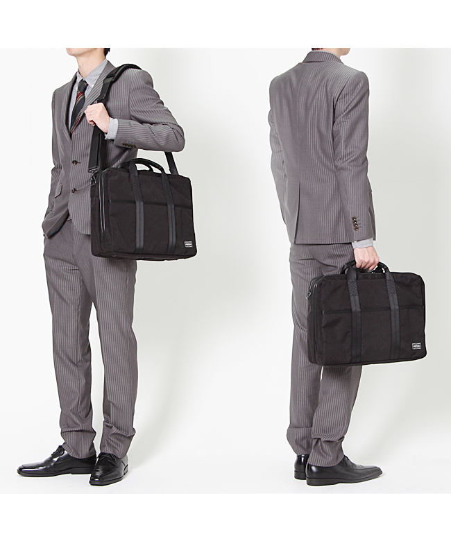【未使用】PORTER ハイブリッド 2way ブリーフケース ビジネスバッグ HYBRID（PORTER） ポーター ハイブリッド 2WAYブリーフケース(S