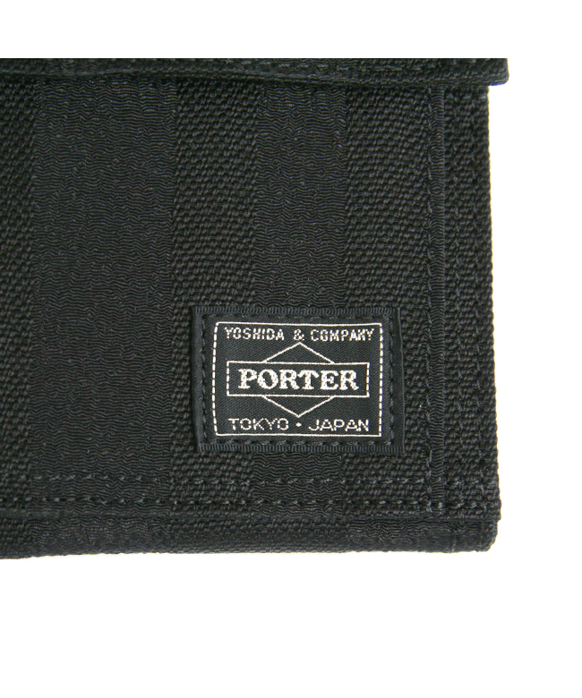 美品】PORTER(ポーター)財布タンカーウォレット ブラック - メルカリ