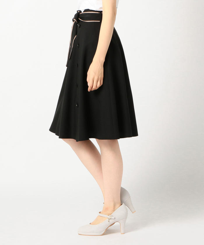MISCH MASCH♡大人可愛いウエストベルトフレアスカート MISCH MASCH スカート 2024秋冬新作コルセットベルトAライン