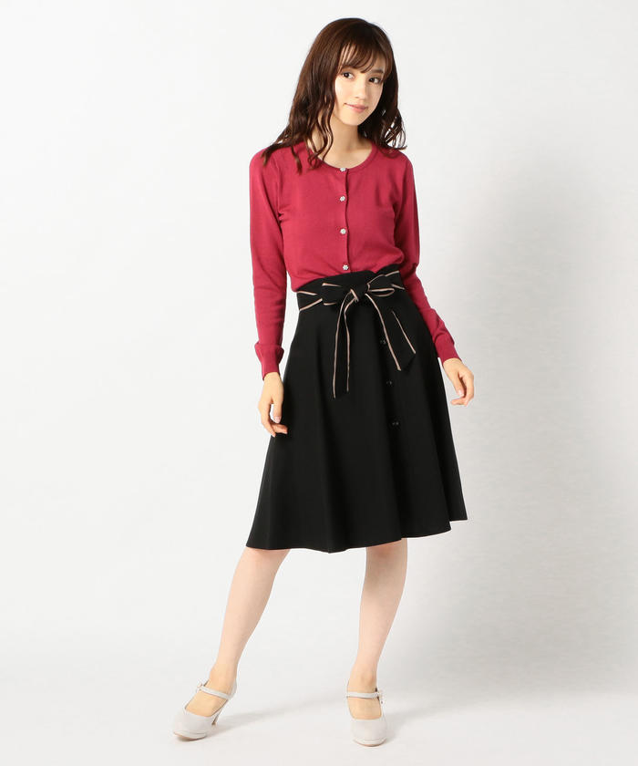 MISCH MASCH♡ロー切替フレアースカート セール】ミッシュマッシュ MISCH MASCH ロー切替フレアー