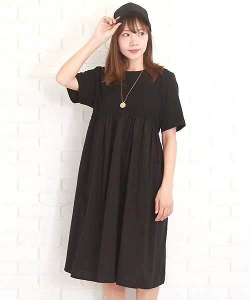 セール 半袖無地マキシワンピース カジュアル 可愛い レディース 春 30代 40代 Vl 5165 S S アミュレット Amulet D Fashion