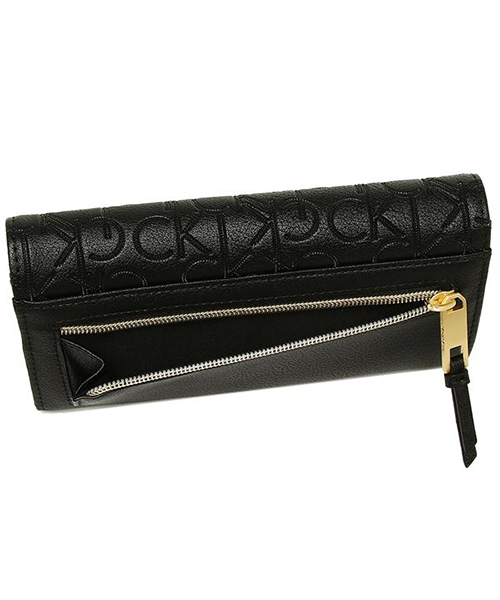 美品　カルバンクラインジーンズ　長財布　パープル　デカロゴ　CKロゴ　M3 美品 カルバンクラインジーンズ 長財布 パープル デカロゴ CK