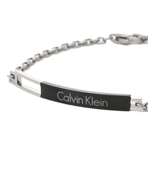 カルバンクライン ブレスレット アクセサリー メンズ Calvin Klein Kj7rbb0100 シルバー ブラック カルバンクライン Calvin Klein D Fashion