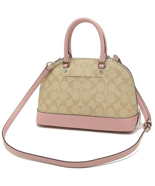 コーチ ハンドバッグ ショルダーバッグ アウトレット レディース Coach F275 Svosa ライトカーキ ピンク コーチ Coach D Fashion