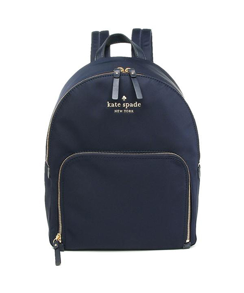 タグ付き美品 ケイトスペード リュックサック バックパック ナイロン ブラック 美品 ケイトスペード バックパック 黒 リュックサック ナイロン