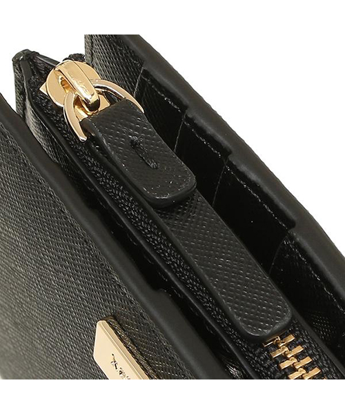 【新品】kate spade 折財布　二つ折り財布 WLRU4940 ブラック