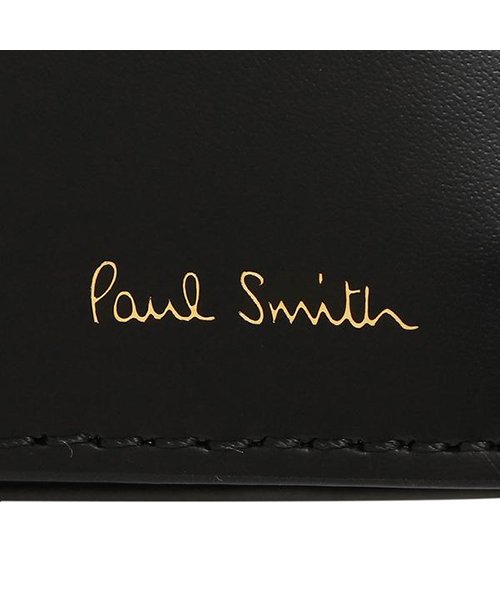 ポールスミス メンズ 折財布 Paul Smith 43 W856 79 ブラック マルチ ポールスミス Paul Smith D Fashion