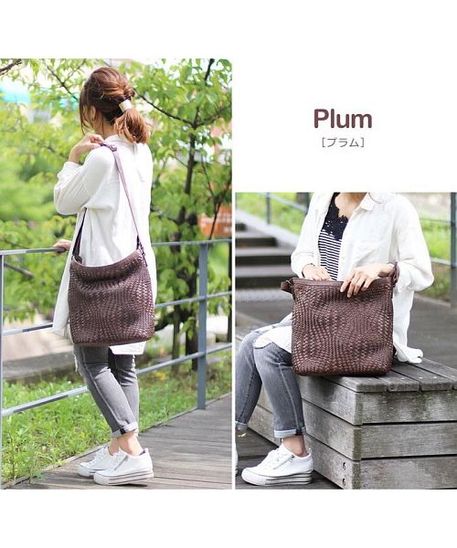 Mia Borsa ショルダーバッグ 牛革 レディース ミアボルサ Mia Borsa [Mia Borsa] 牛革レザーショルダーバッグ
