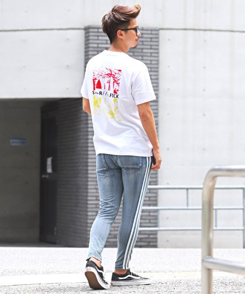 セール15 Off サーフイラストバックプリント半袖tシャツ Tシャツ メンズ 半袖 プリント イラスト ラグスタイル Luxstyle D Fashion