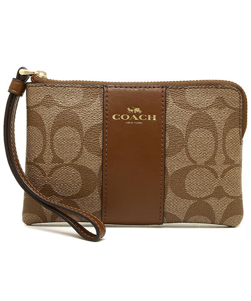 コーチ COACH ポーチ リストレット F58035 コーナー ジップ リスト