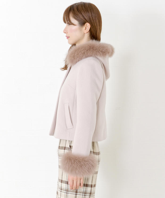 現品限り一斉値下げ! 美人百花❤︎ ミッシュマッシュコート ショート