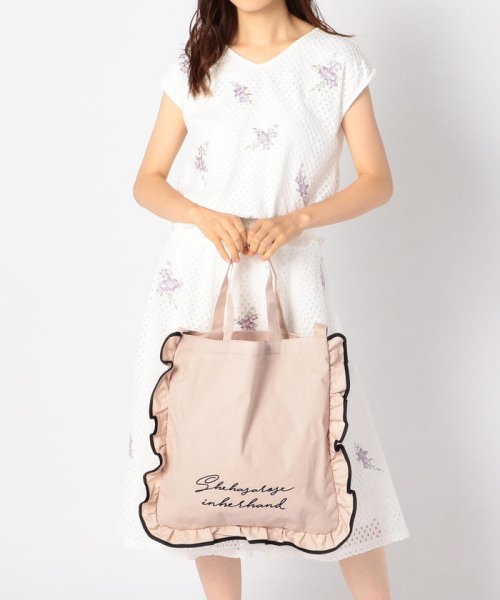 セール キャンバスフリルトート ミッシュマッシュ Misch Masch D Fashion