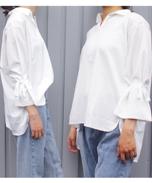 セール シャツ レディース 長袖 ブラウス オフィス きれいめ シャツ トップス 春夏 ミニミニストア Miniministore D Fashion