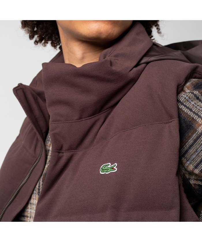 ラコステ　コットンピケ ダウンベスト セール 30%OFF】ラコステ LACOSTE ピケダウンベスト(502530085