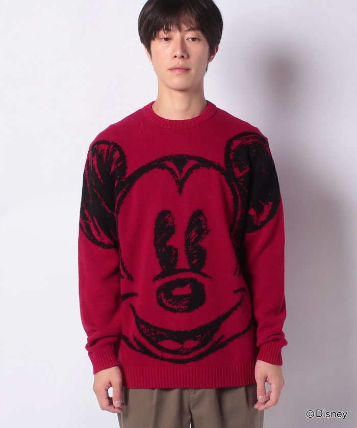 セール】【Disney(ディズニー)コラボ】ミッキーマウスニット セール】【Disney(ディズニー)コラボ】ミッキーマウスニット