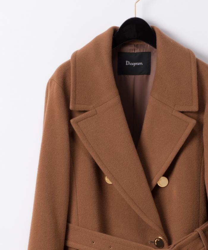 セール 60%OFF】ダブルロングコート(502547867) | グレース