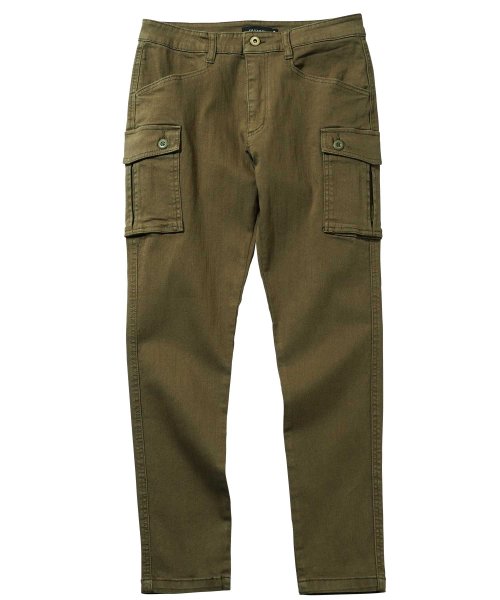 セール ストレッチスリムカーゴパンツ カーゴパンツ ストレッチ スキニー メンズ カーゴ パンツ ワークパンツ ジギーズショップ Jiggys Shop D Fashion