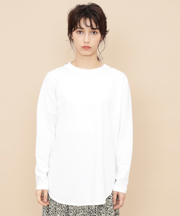 Adam et Rope&#39; - 【マカロン】強撚コットンチュニックTEE 強撚コットンチュニックTEE(502546393) | アダム エ ロペ