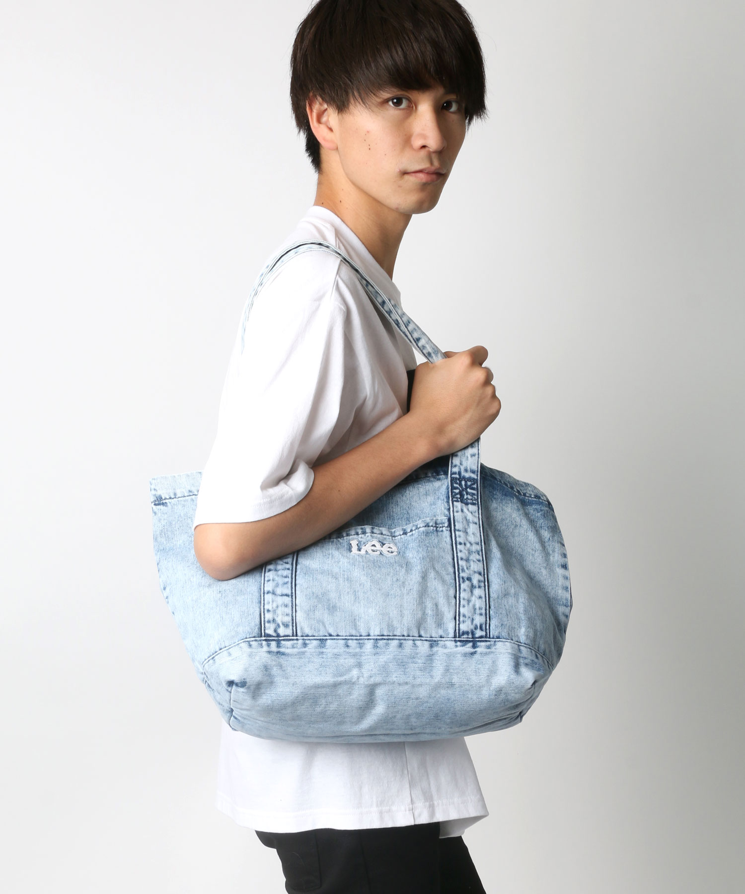 this is嵐 クラッチバッグ デニム トートバッグ 嵐 this is嵐 クラッチバッグ デニムリメイク トートバッグの