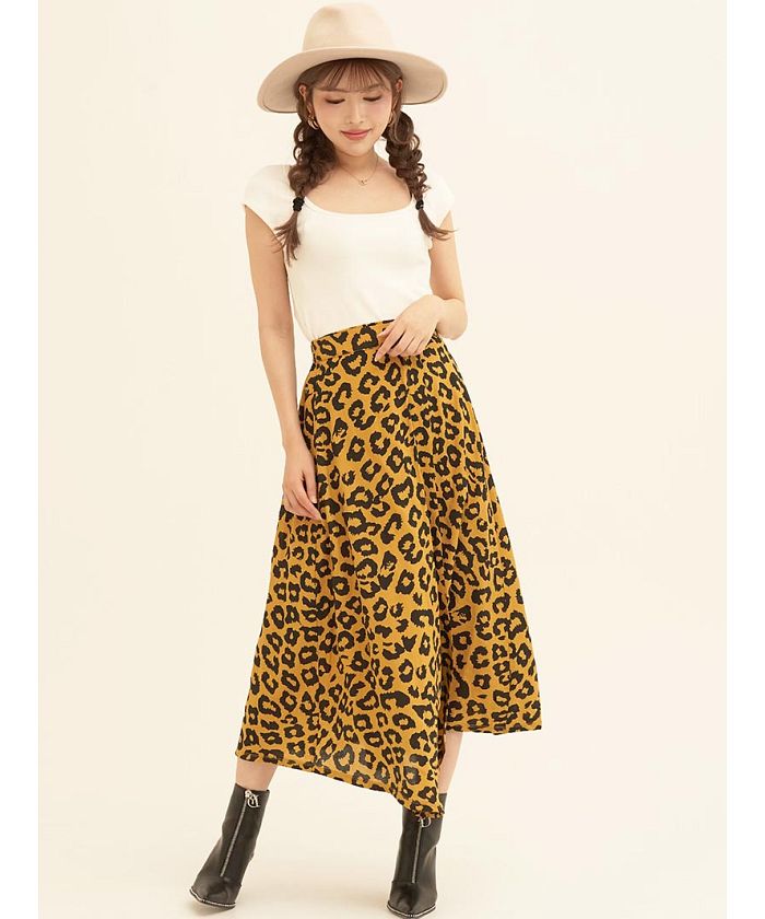 セール 70%OFF】レオパードラップロングスカート(502550857) | Darich ...