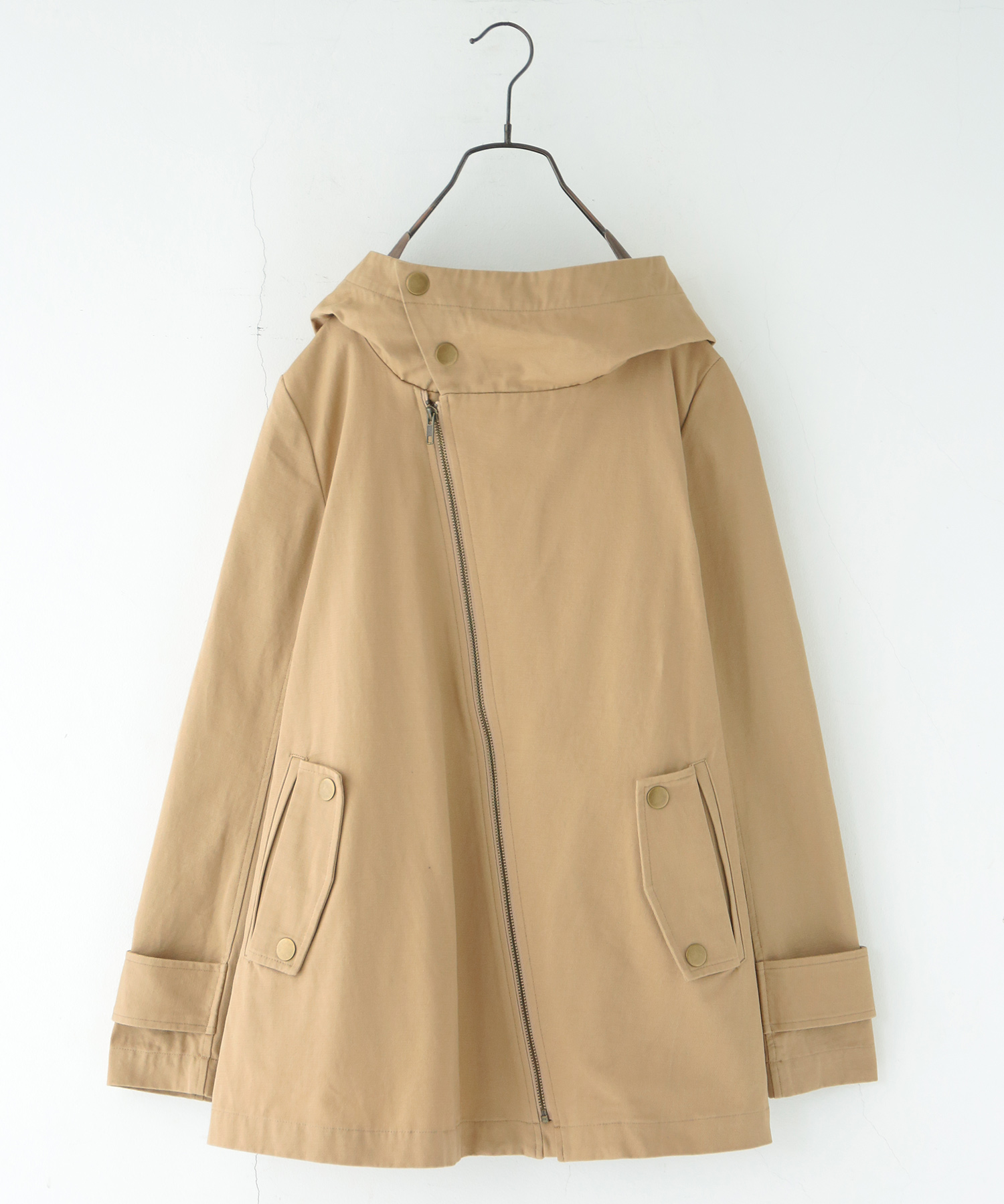 斜めZIPパーカーブルゾン』(502567201) | オシャレウォーカー