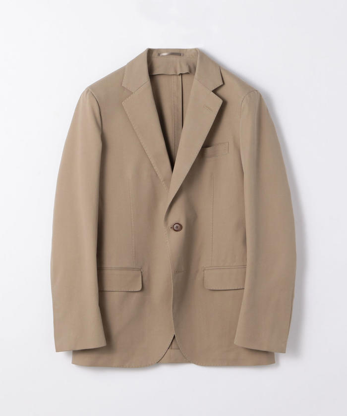 Zegna エルメネジルドゼニア レザーテーラードジャケット ベージュ 54 Zegna エルメネジルドゼニア レザーテーラードジャケット