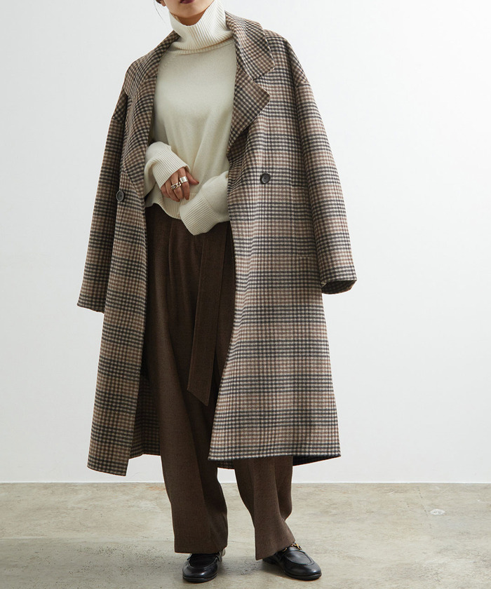 セール 40%OFF】【WEB限定】BIGラペルリバーコート(502568546 セール 40%OFF】【WEB限定】BIGラペルリバーコート(502568546