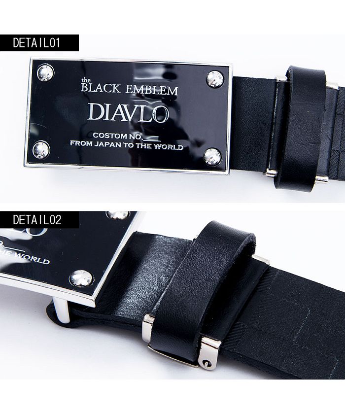 ディアブロ DIABLO Diavlo【ディアブロ】プレートバックルレザー ディアブロ DIABLO Diavlo【ディアブロ】プレートバックルレザー