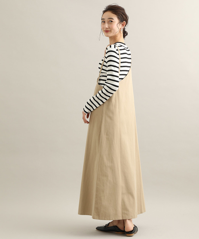 セール 50%OFF】【WEB限定】ワンショルダージャンパースカート