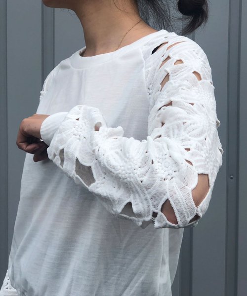 セール 花柄 レース 刺繍 トップス レディース シースルー カットソー 長袖 Tシャツ 即納 ミニミニストア Miniministore D Fashion セール 花柄 レース 刺繍 トップス レディース シースルー カットソー 長袖 Tシャツ 即納 ミニミニストア Miniministore D Fashion