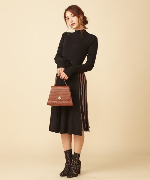 セール 38 Off プリーツ風ラップスカートワンピース ロイヤルパーティー Royal Party D Fashion