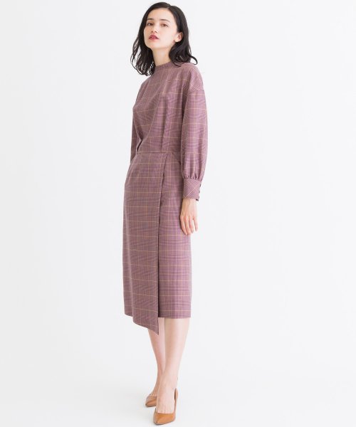 セール 50 Off グレンチェックワンピース ランバンオンブルー Lanvin En Bleu D Fashion