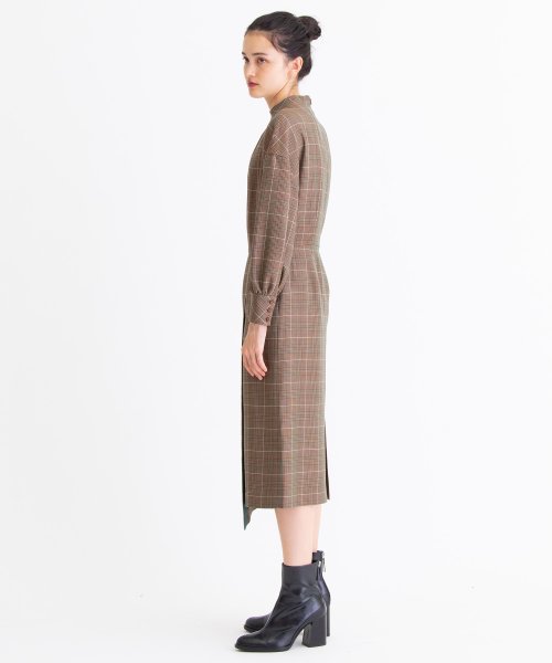 セール 50 Off グレンチェックワンピース ランバンオンブルー Lanvin En Bleu D Fashion