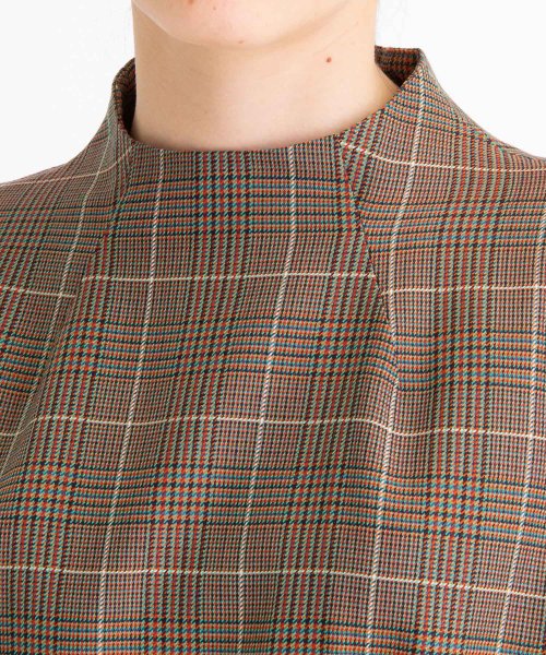 セール 50 Off グレンチェックワンピース ランバンオンブルー Lanvin En Bleu D Fashion