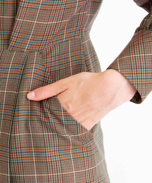 セール 50 Off グレンチェックワンピース ランバンオンブルー Lanvin En Bleu D Fashion